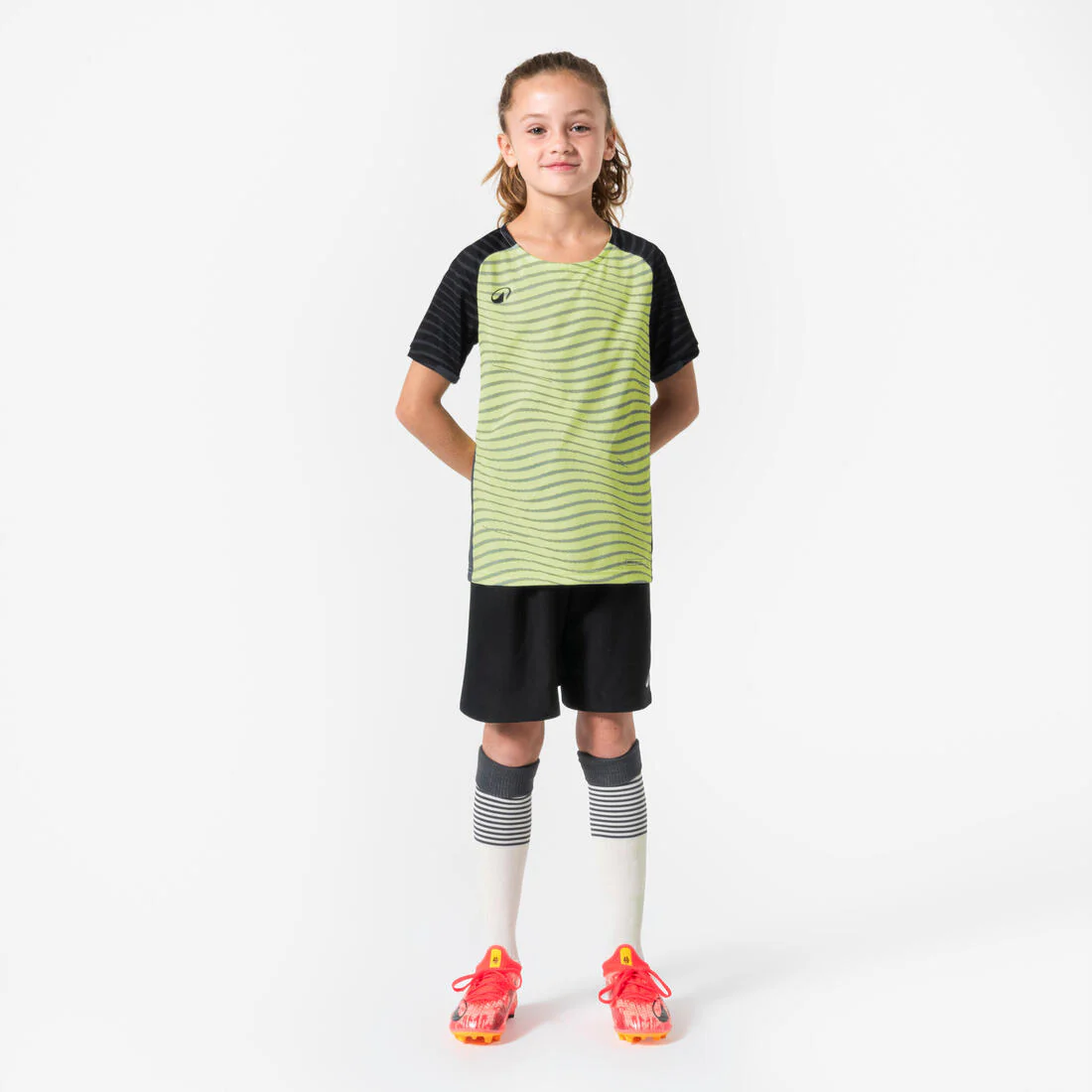 Short de futbol negro para niño Viralto Club - Image 2