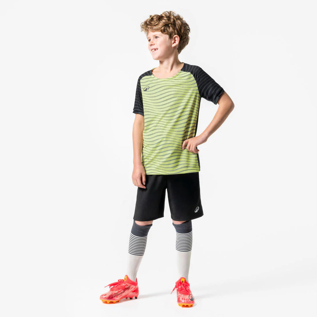 Short de futbol negro para niño Viralto Club - Image 34