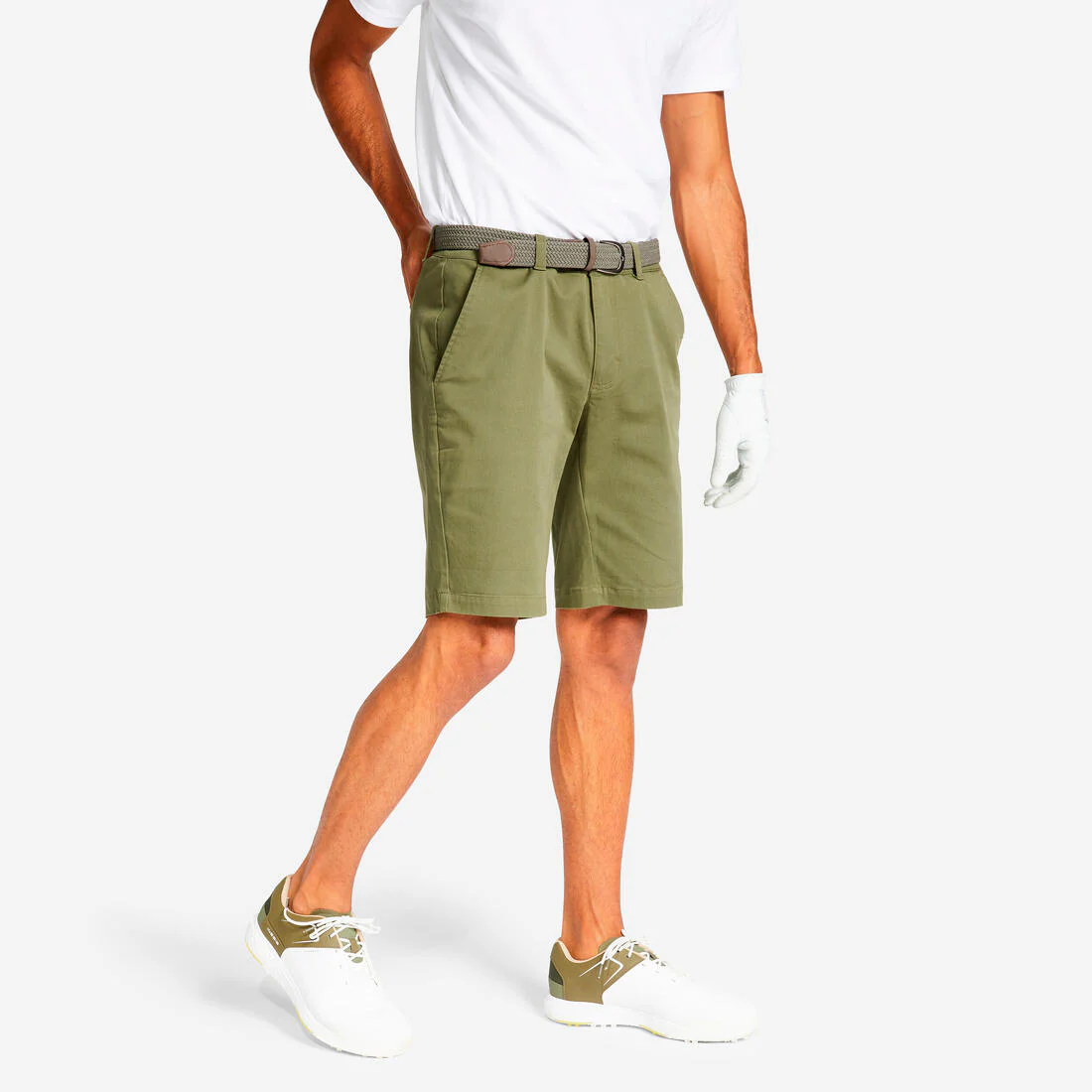 Short de golf tipo chino de algodón para hombre MW500