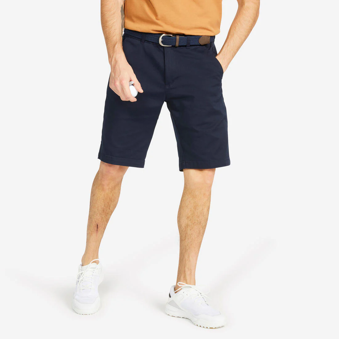 Short de golf tipo chino de algodón para hombre MW500 - Image 2