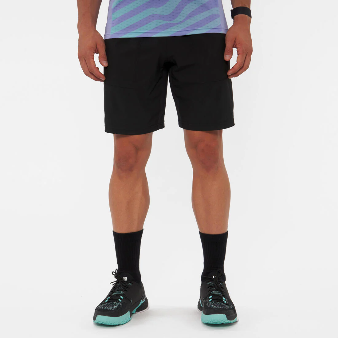 Short de pádel transpirable negro para hombre Dry - Image 11