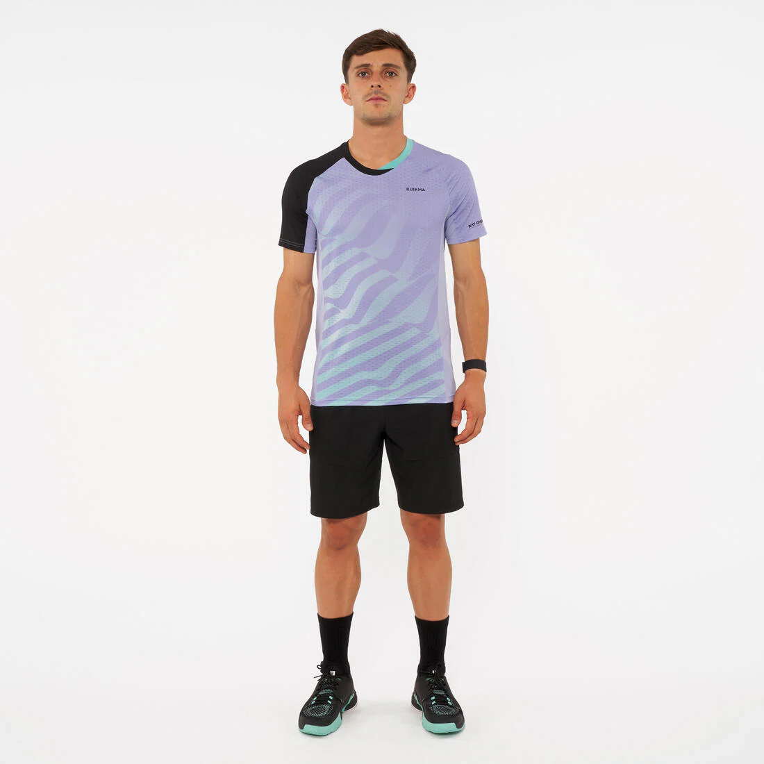 Short de pádel transpirable negro para hombre Dry - Image 24