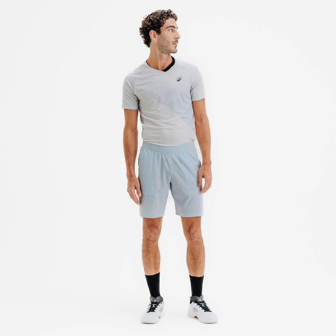 Short de pádel transpirable negro para hombre Dry - Image 5