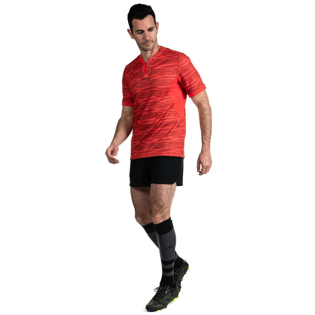 Short De Rugby para Hombre Offload - R500 - Negro - Image 5