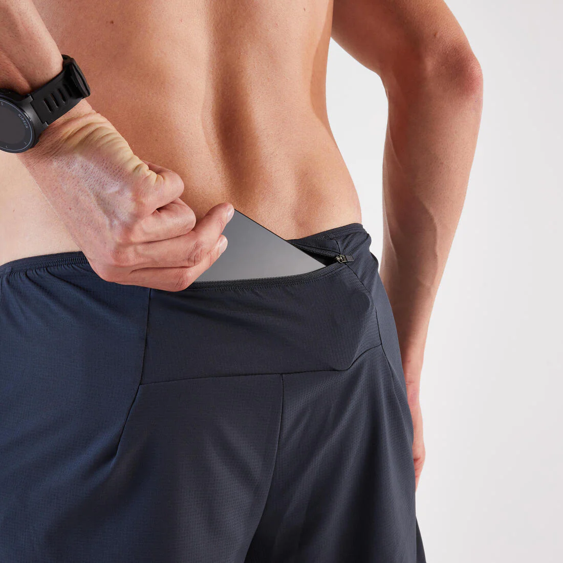 Short de running 2 en 1 para hombre Kiprun Run 500 Confort - Image 16