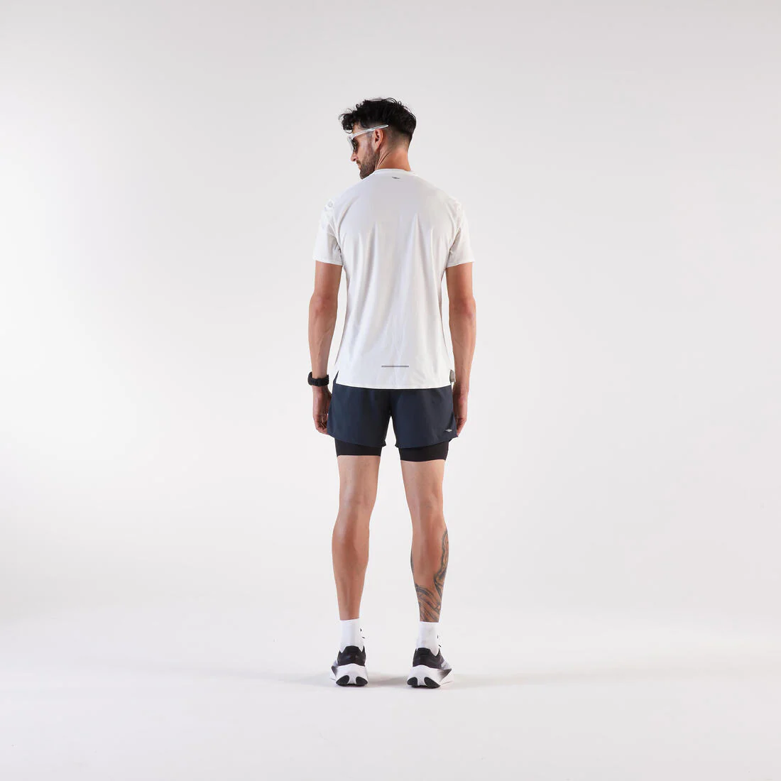 Short de running 2 en 1 para hombre Kiprun Run 500 Confort - Image 25