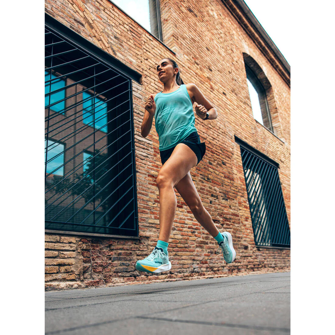 Short de running 2 en 1 para mujer Kiprun Run 500 Confort - Image 19