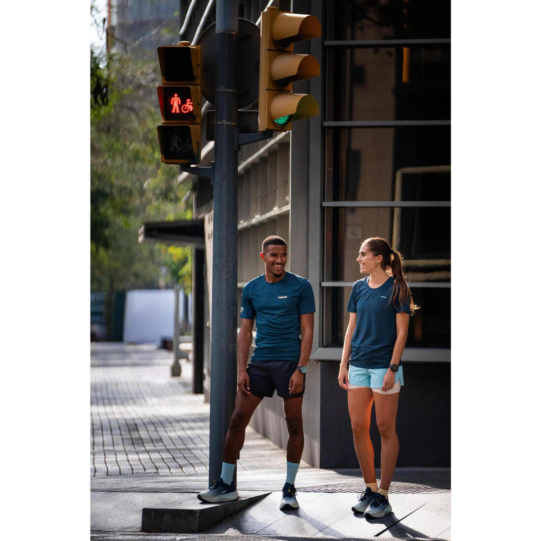 Short de running 2 en 1 para mujer Kiprun Run 500 Confort - Image 20