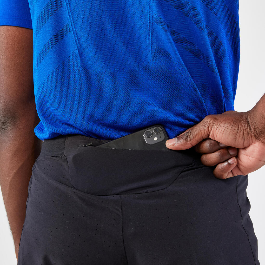 Short de running para hombre Kiprun Run 500 Confort - Image 9