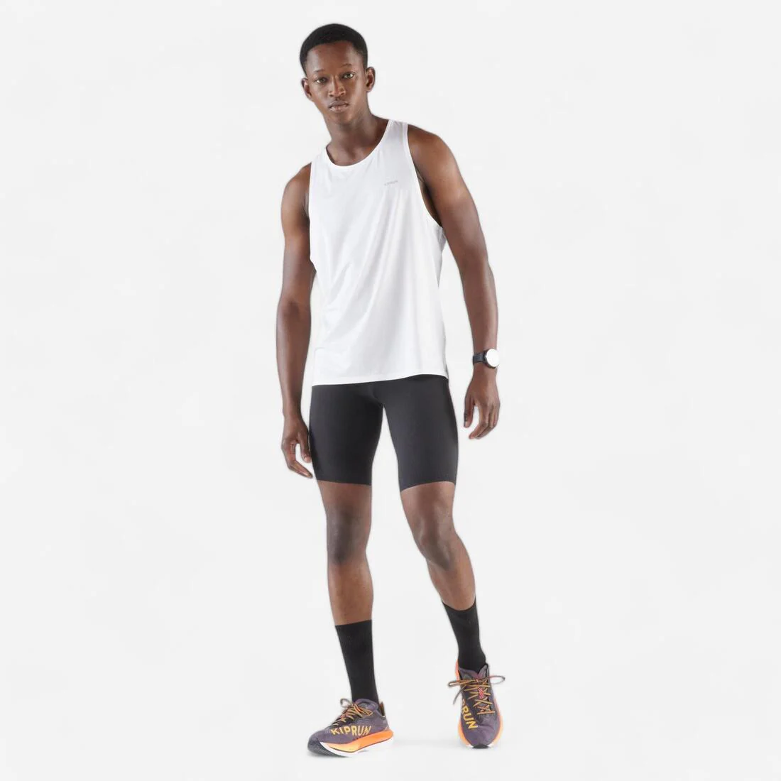 Short de running/trail para largas distancias negro para hombre Kiprun Run 900 - Image 3
