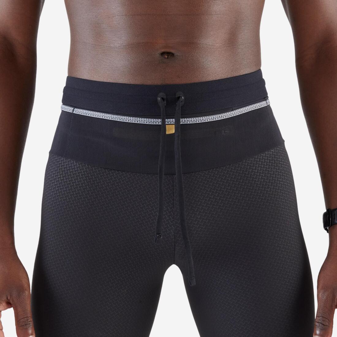 Short de running/trail para largas distancias negro para hombre Kiprun Run 900 - Image 4