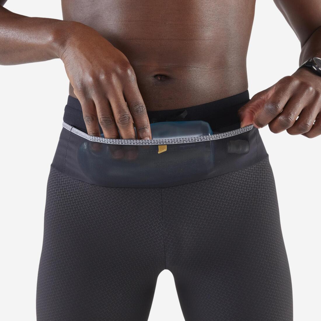Short de running/trail para largas distancias negro para hombre Kiprun Run 900 - Image 5