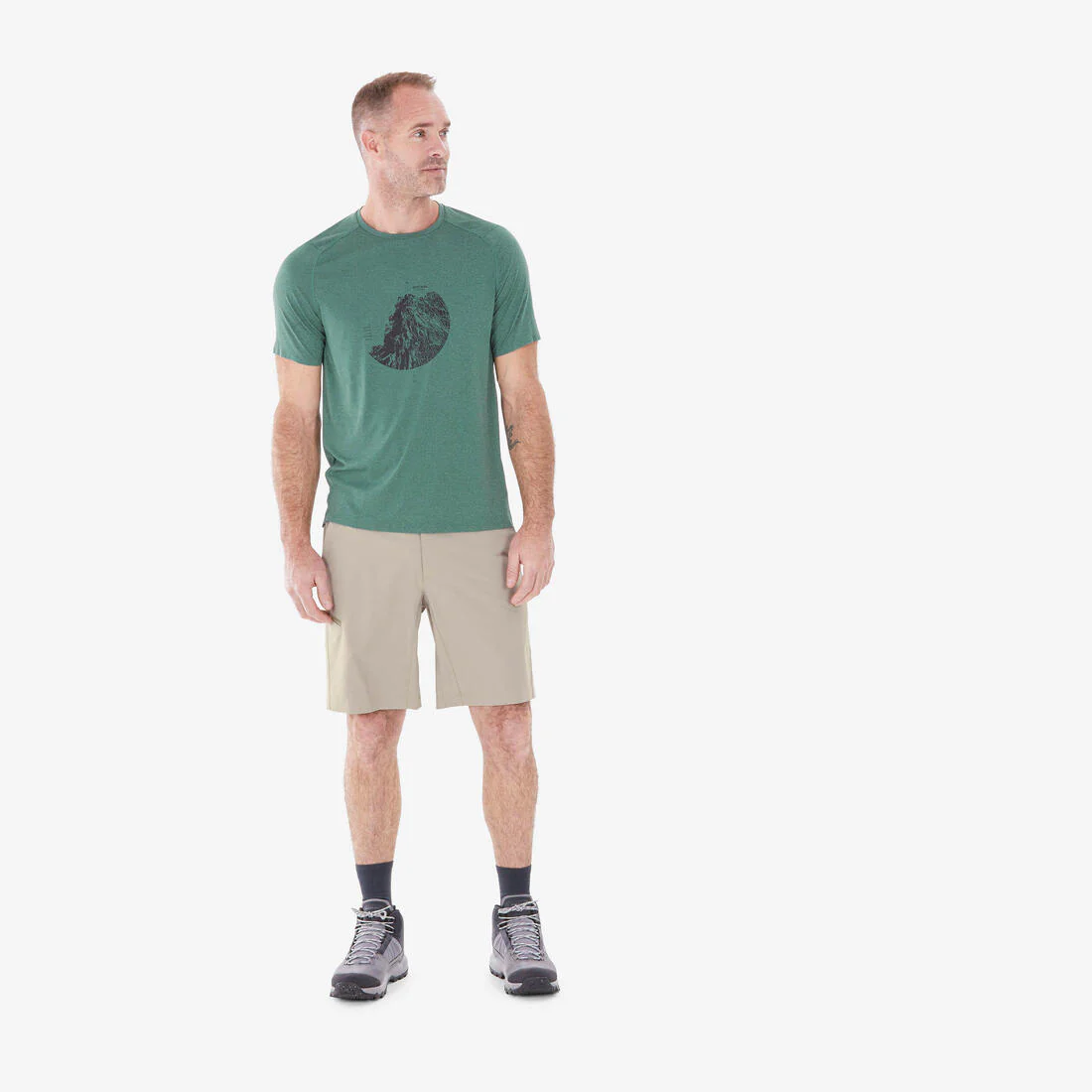 Short de senderismo azul para hombre MH100 - Image 3