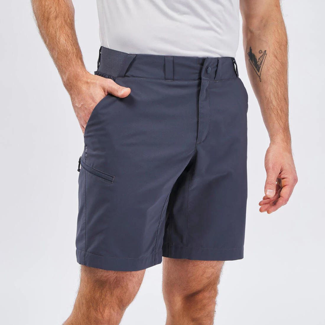 Short de senderismo azul para hombre MH100 - Image 7