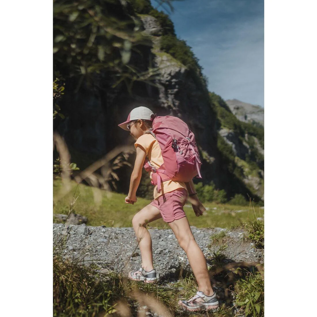 Short de senderismo niños 7-15 años, MH500 rosa - Image 13