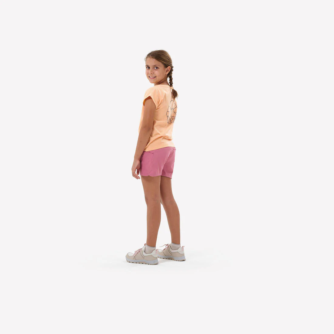 Short de senderismo niños 7-15 años, MH500 rosa - Image 7