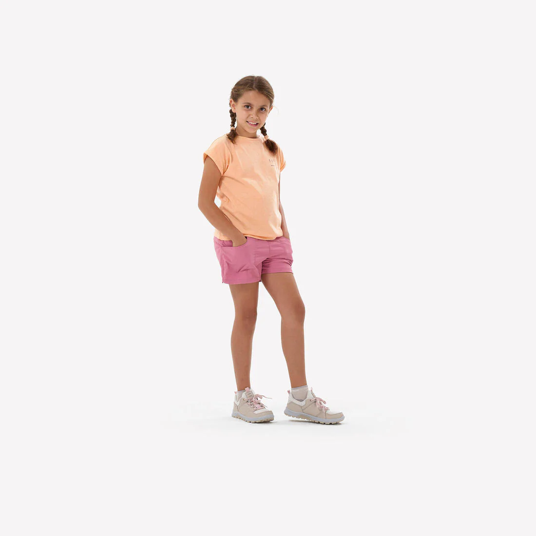 Short de senderismo niños 7-15 años, MH500 rosa - Image 8