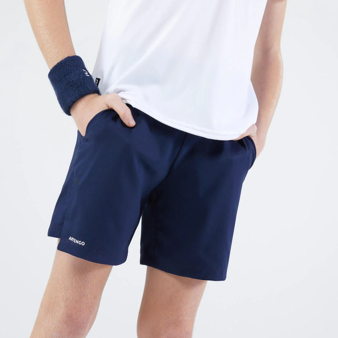 Short de tenis azul marino para niños TSH Dry - Image 9