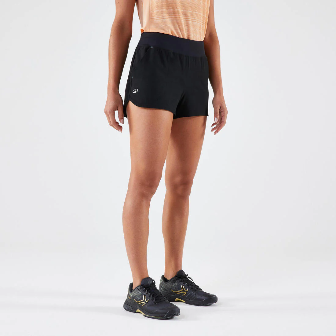 Short de tenis negro para mujer TSH Light - Image 2