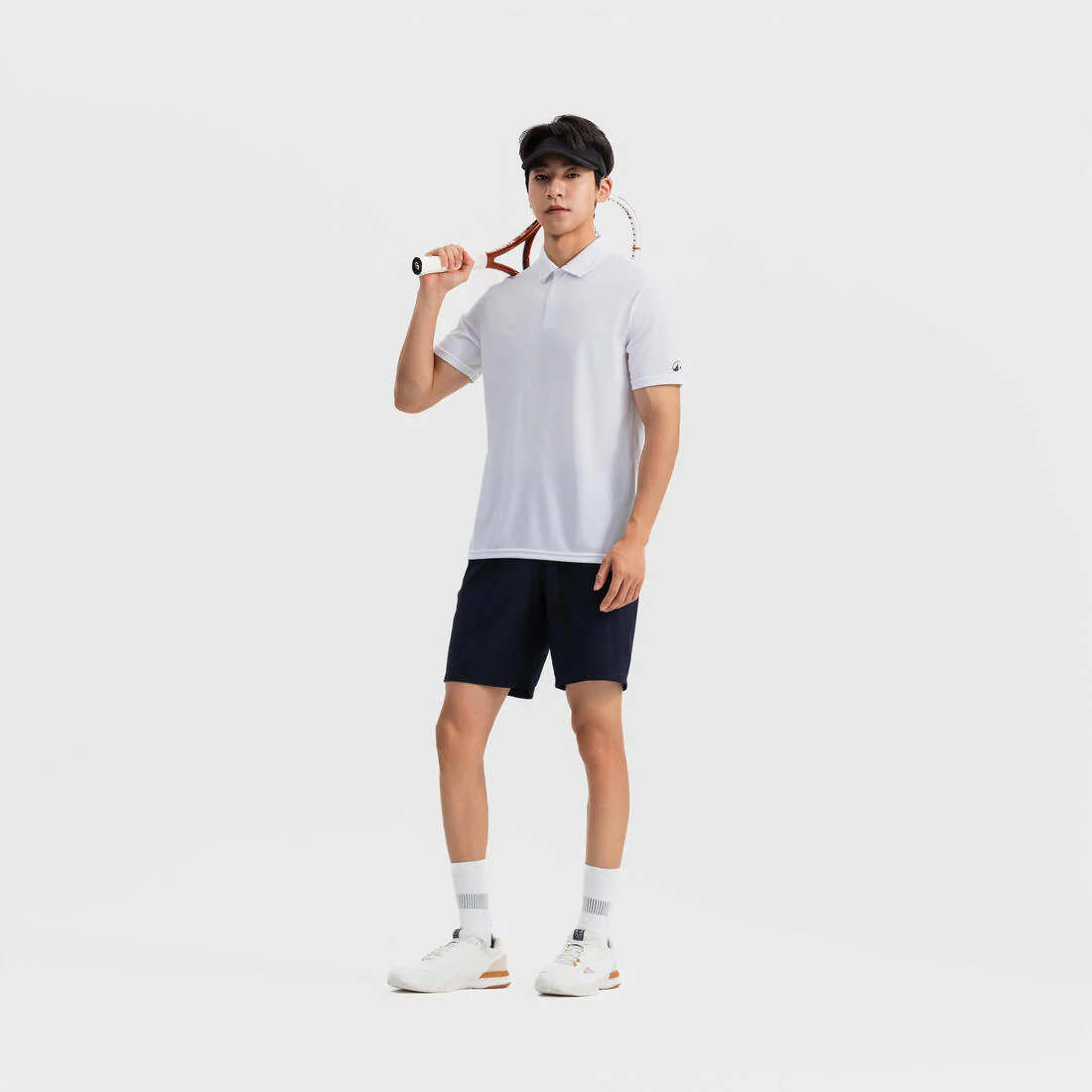 Short de tenis transpirable azul para hombre Artengo Dry - Image 23