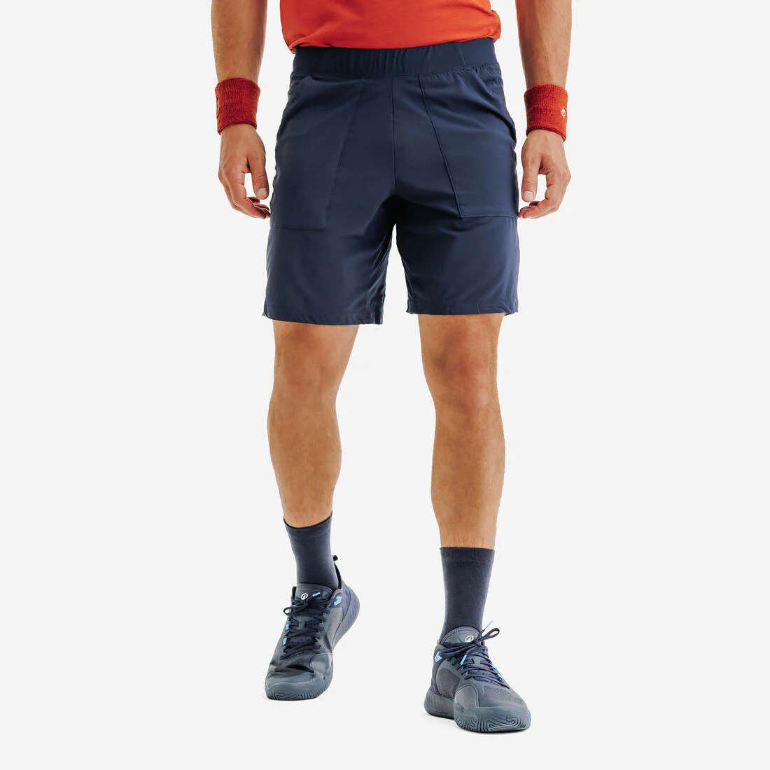 Short de tenis transpirable azul para hombre Artengo Dry - Image 27