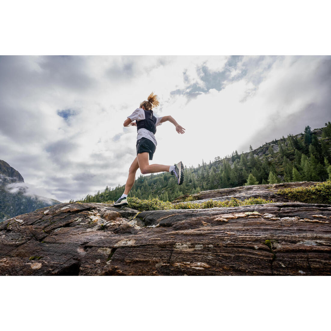 Short de Trail Running para Mujer - Holgado Negro - Image 10