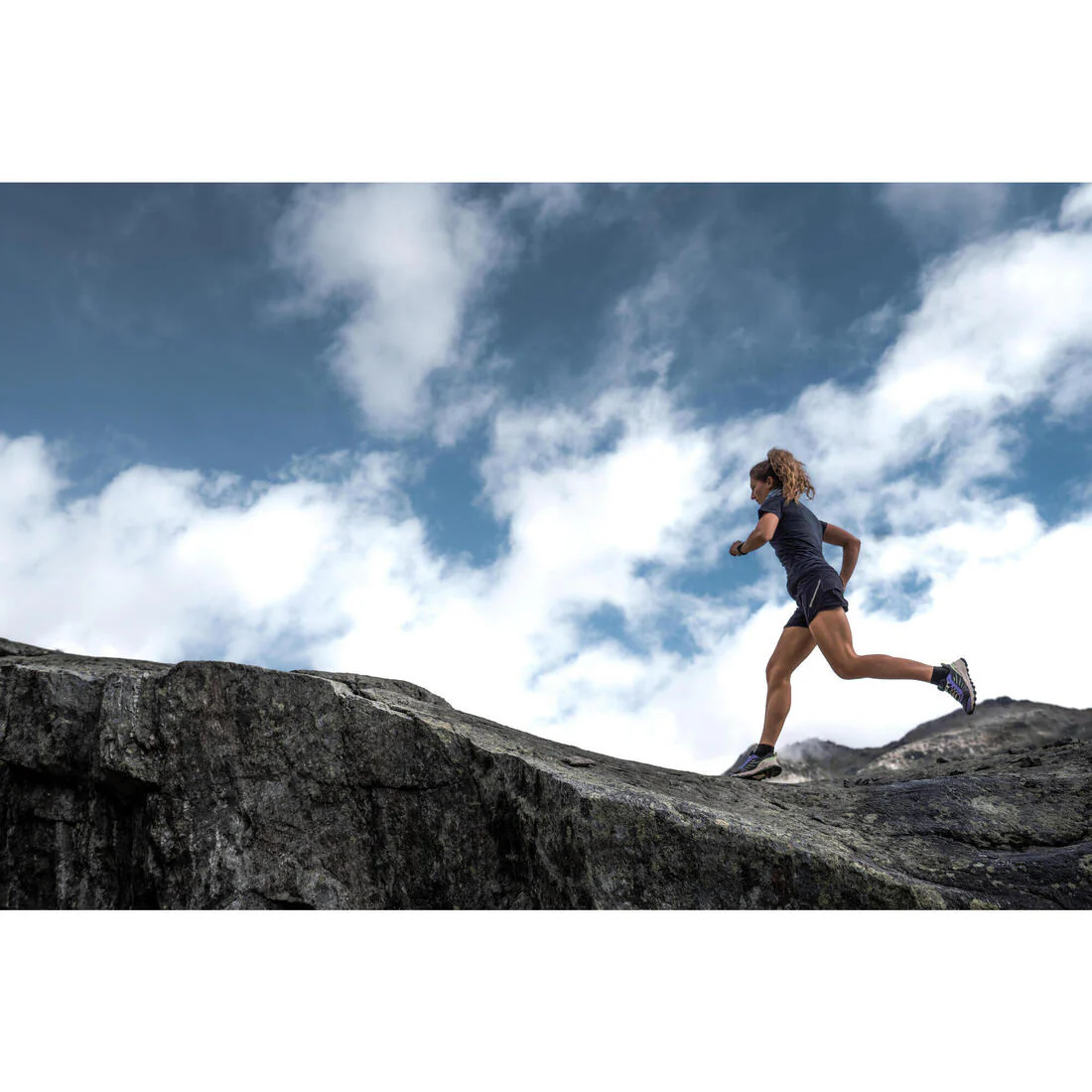 Short de Trail Running para Mujer - Holgado Negro - Image 9