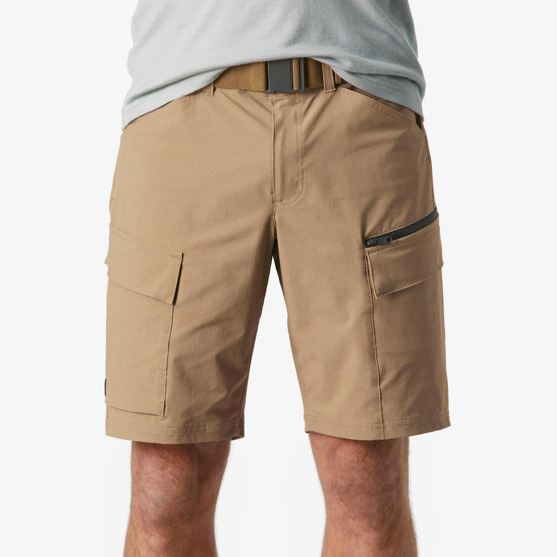 Short de trekking café para hombre Travel 900