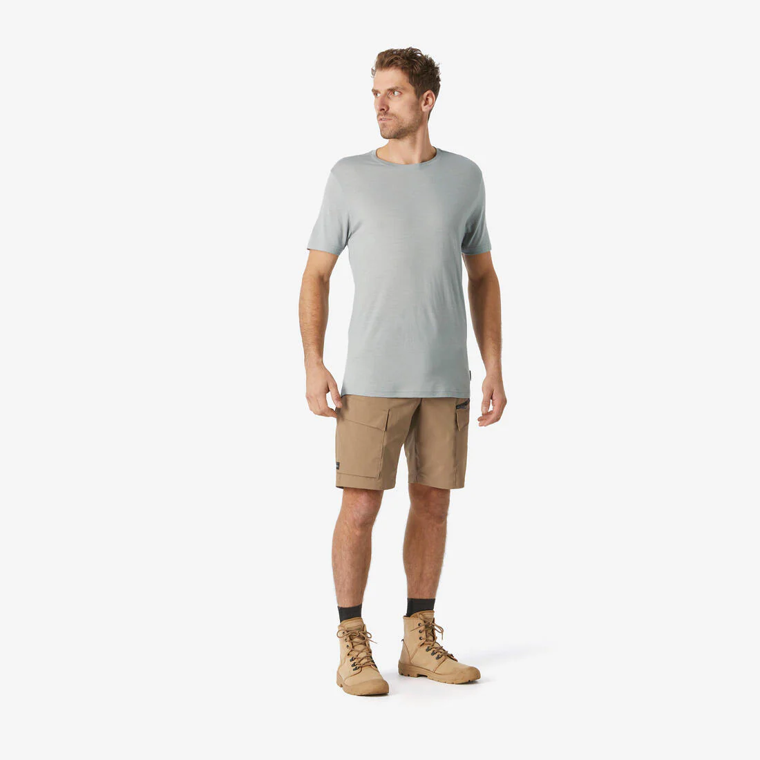 Short de trekking café para hombre Travel 900 - Image 2