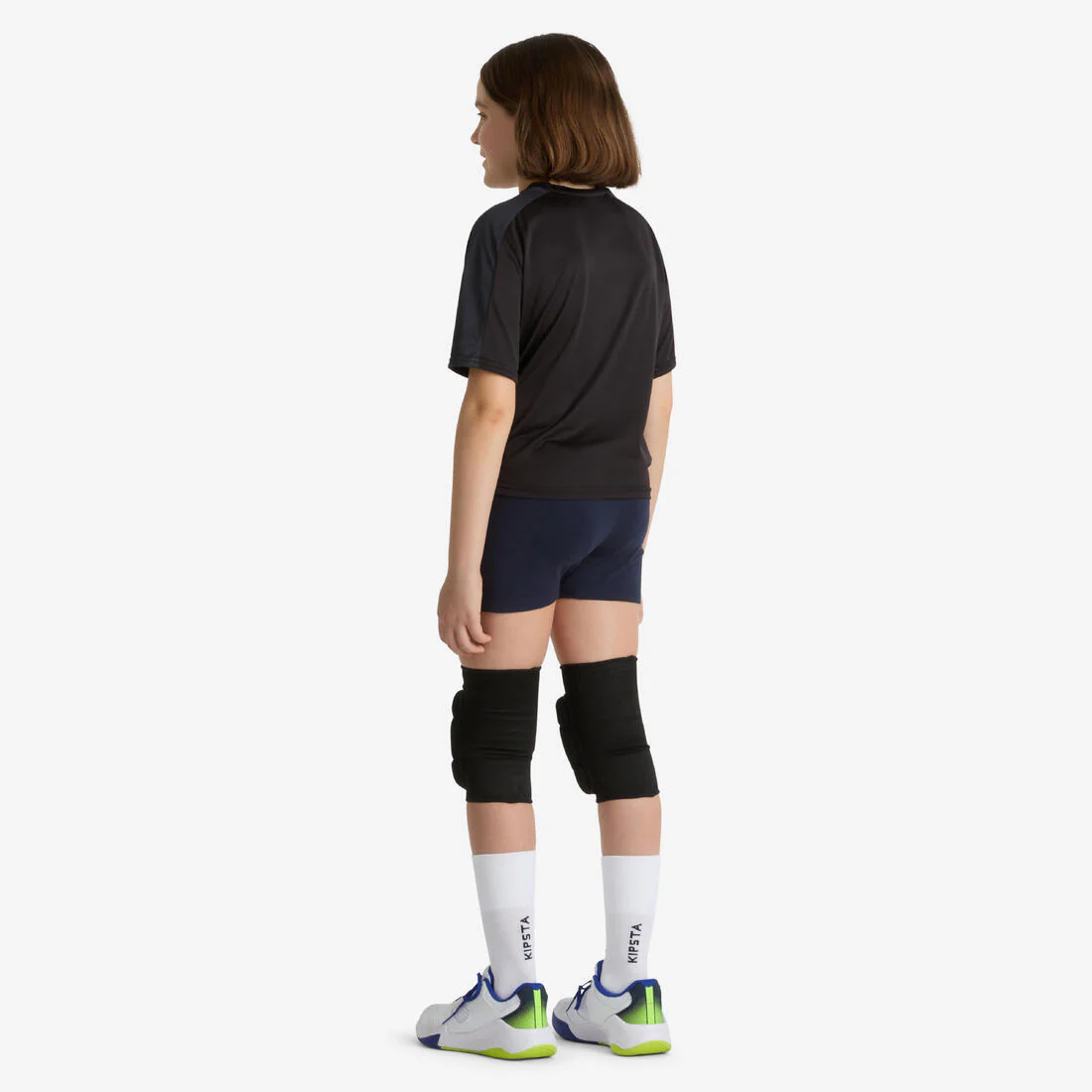 SHORT DE VOLEIBOL V100 NIÑA NAVY - Image 6