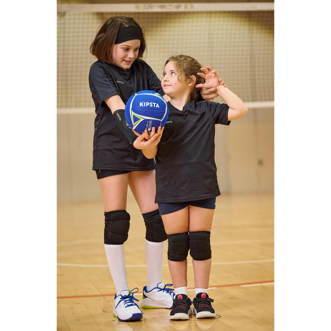 SHORT DE VOLEIBOL V100 NIÑA NAVY - Image 8