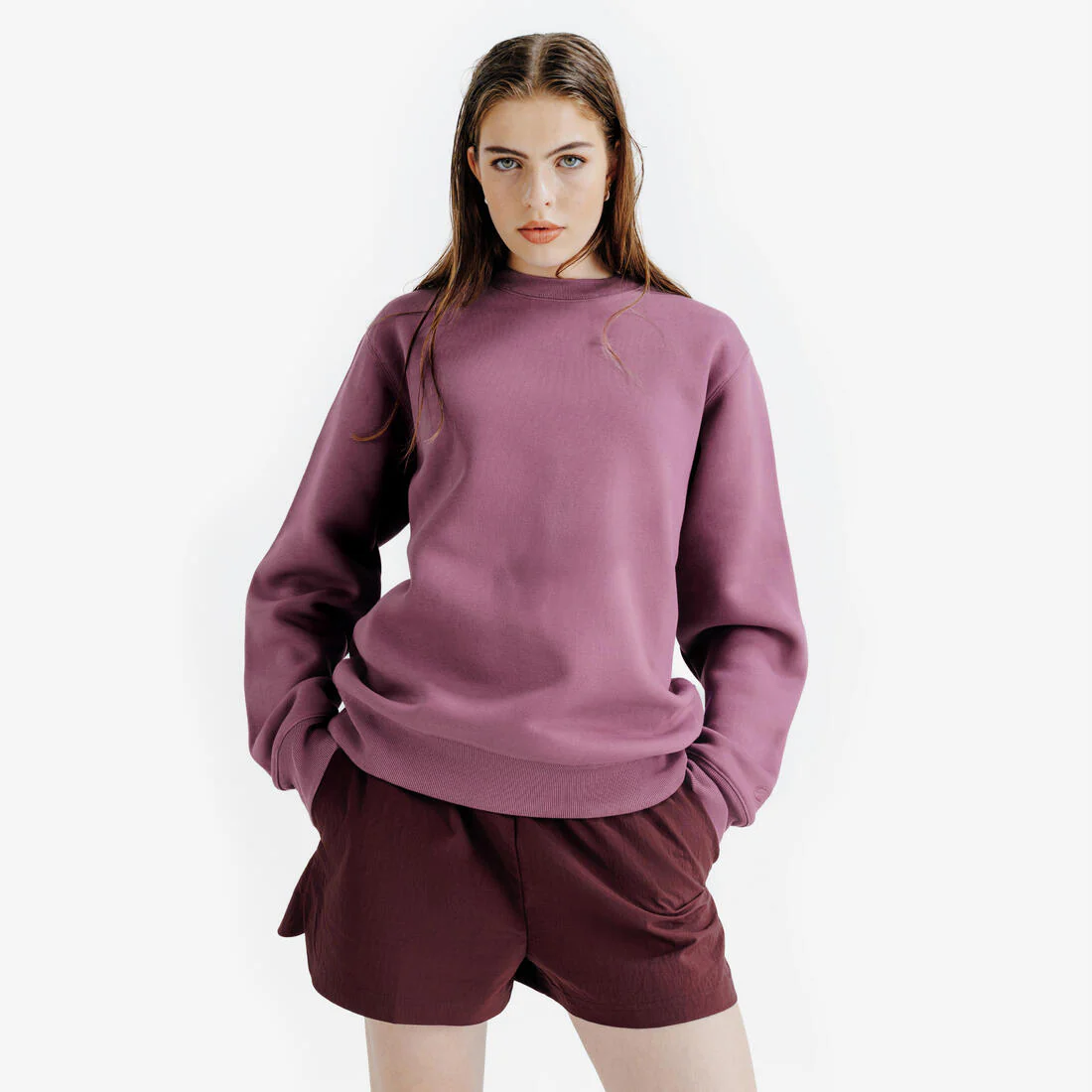 Short deportivo tejido amarillo pastel para mujer Elementals - Image 9