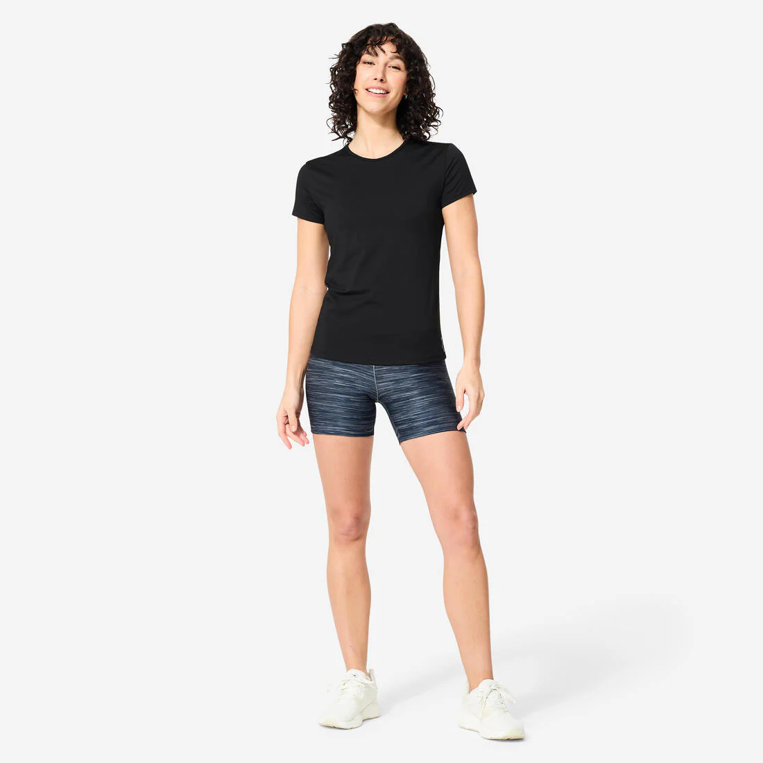 Short Fitness Cardio Mujer Negro Ceñido - Image 3