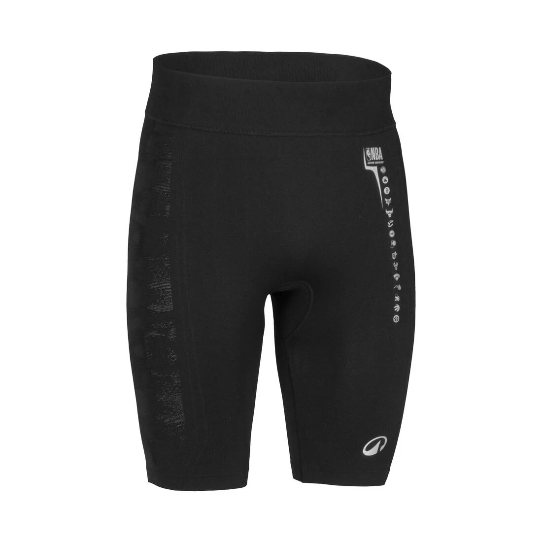Short interior de básquetbol negro unisex NBA