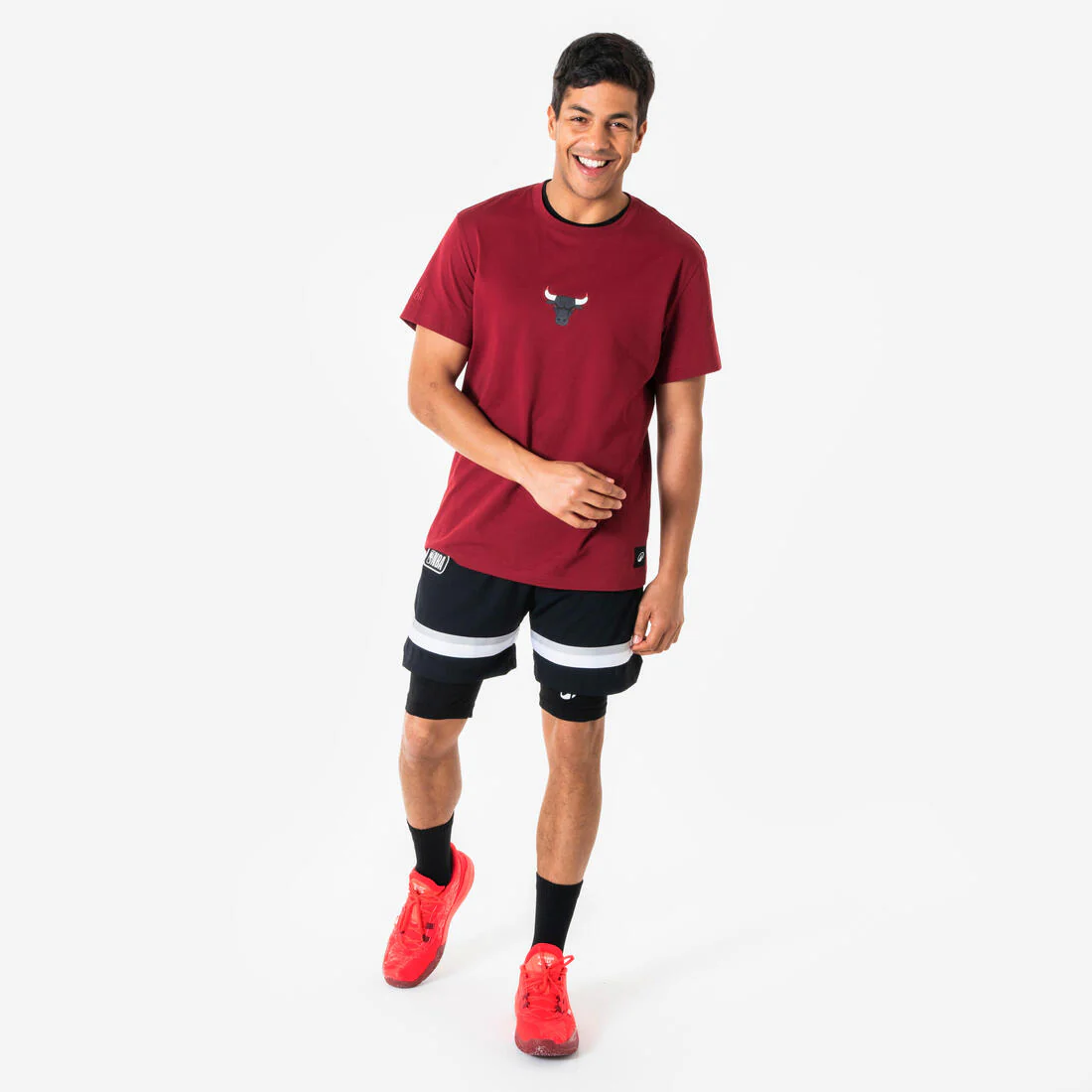 Short interior de básquetbol negro unisex NBA - Image 4