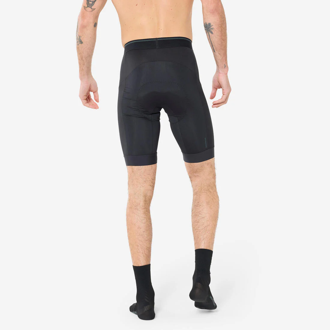 Short interior de ciclismo negro para hombre Confort 500 - Image 2