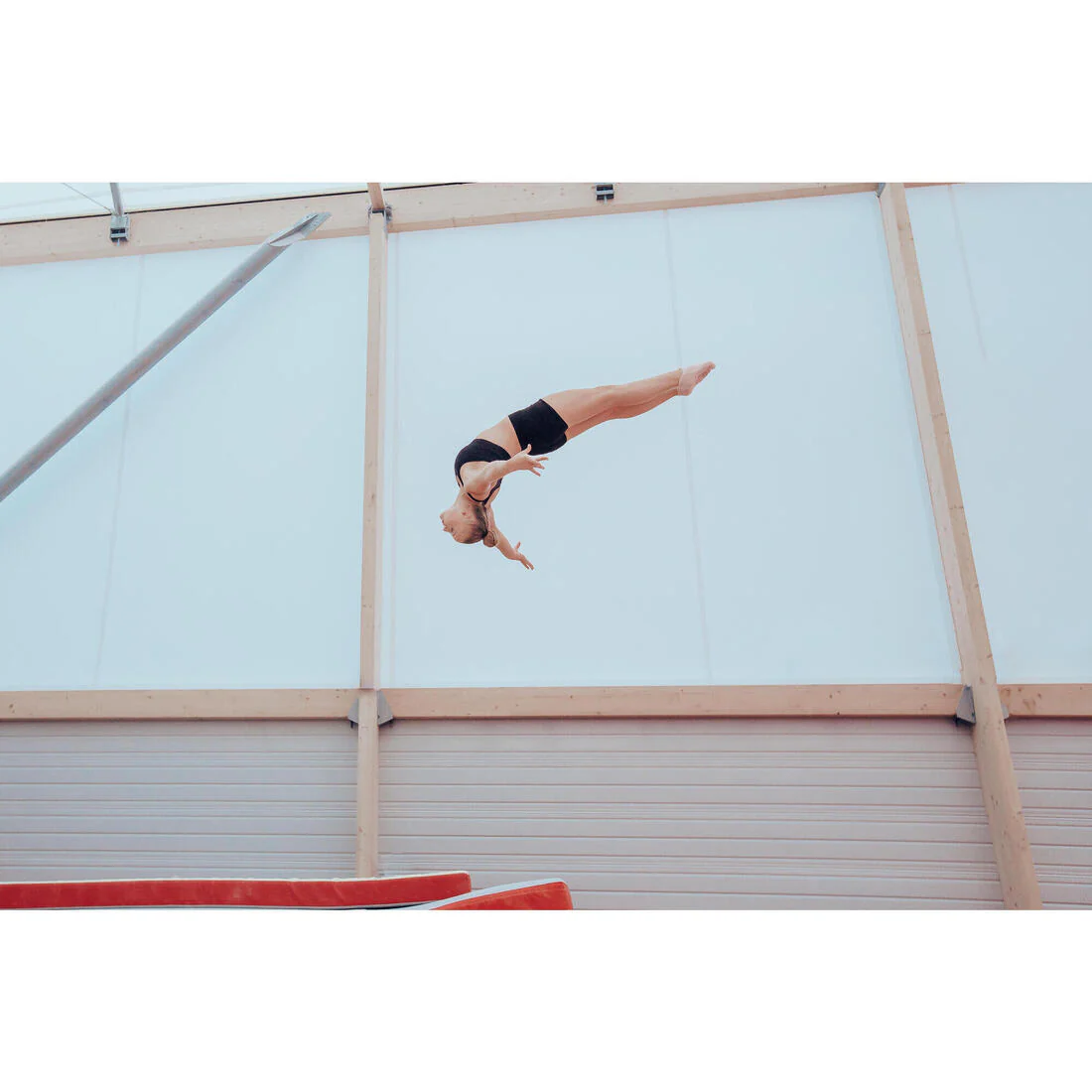 Short negro de gimnasia para niña 100 - Image 9