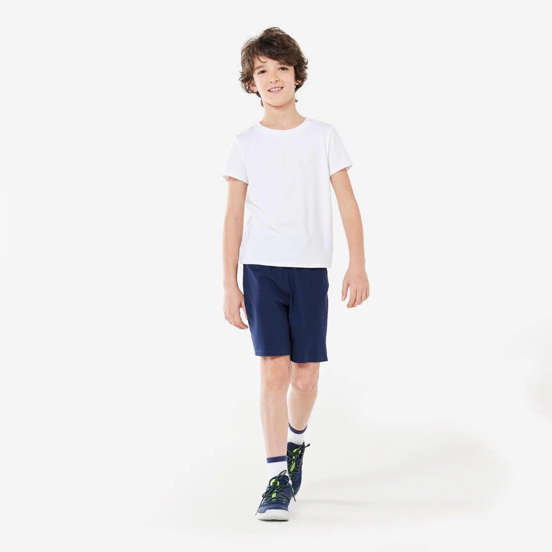 Short niños algodón - Básico azul marino - Image 2