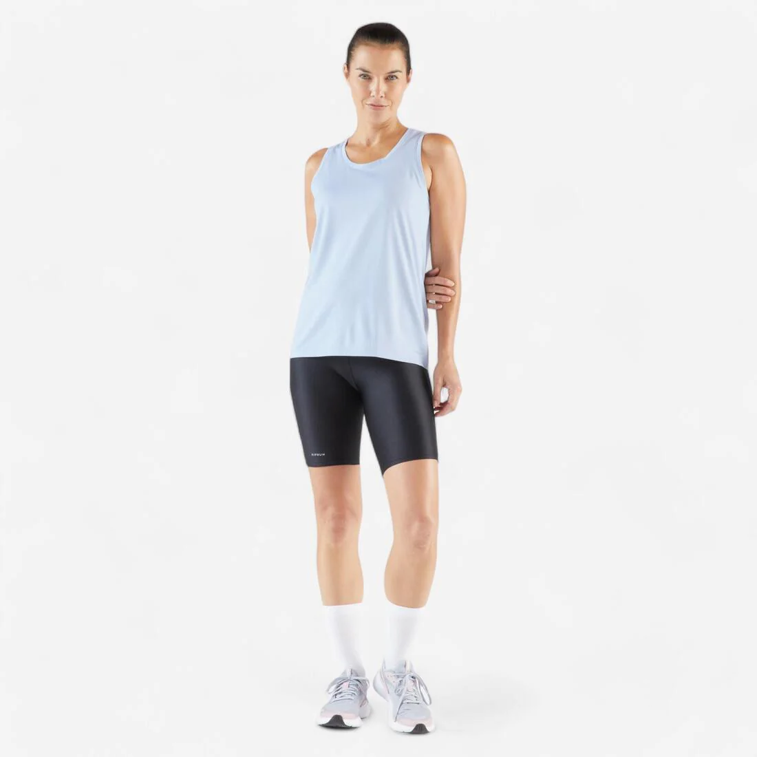 Short running negro para mujer Kiprun Run 100 - Image 3