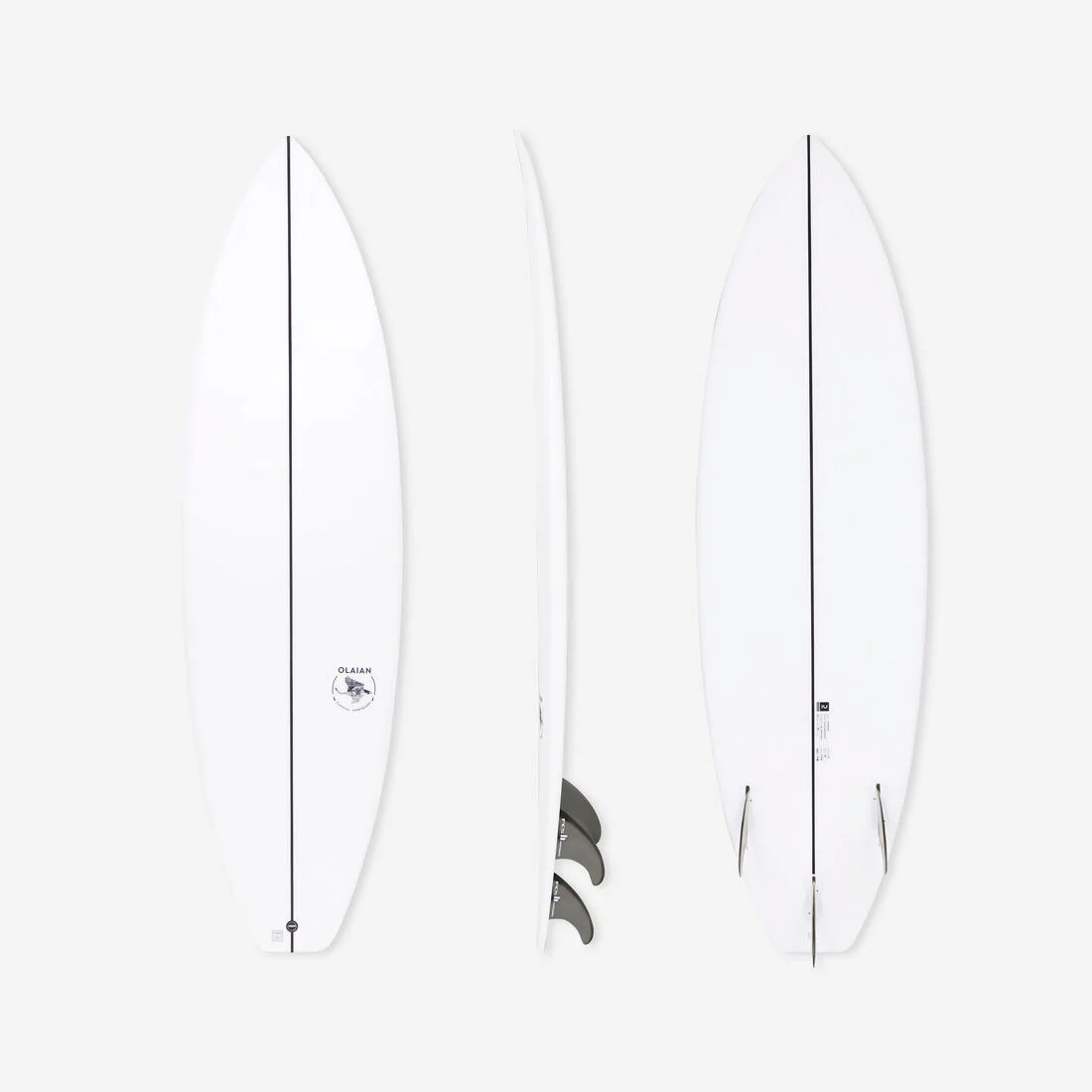Shortboard 900 6'1" 33 l+ 3 Quillas FCS2