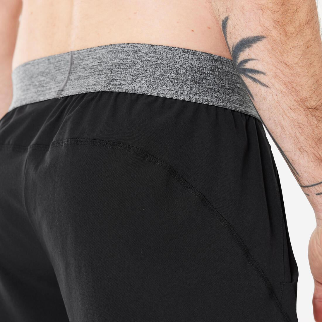 Short de yoga dinámico y ligero negro para hombre - Image 5
