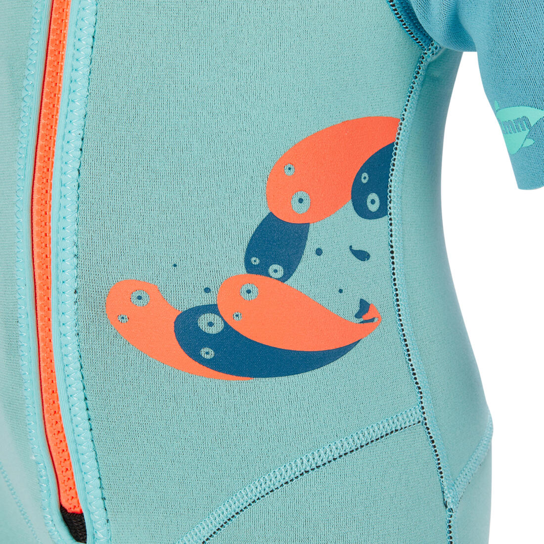 Shorty de snorkel 1,5 mm junior 100 kid azul turquesa - Image 6