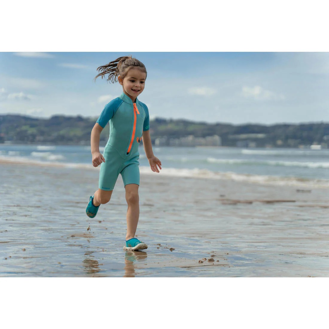 Shorty de snorkel 1,5 mm junior 100 kid azul turquesa - Image 8