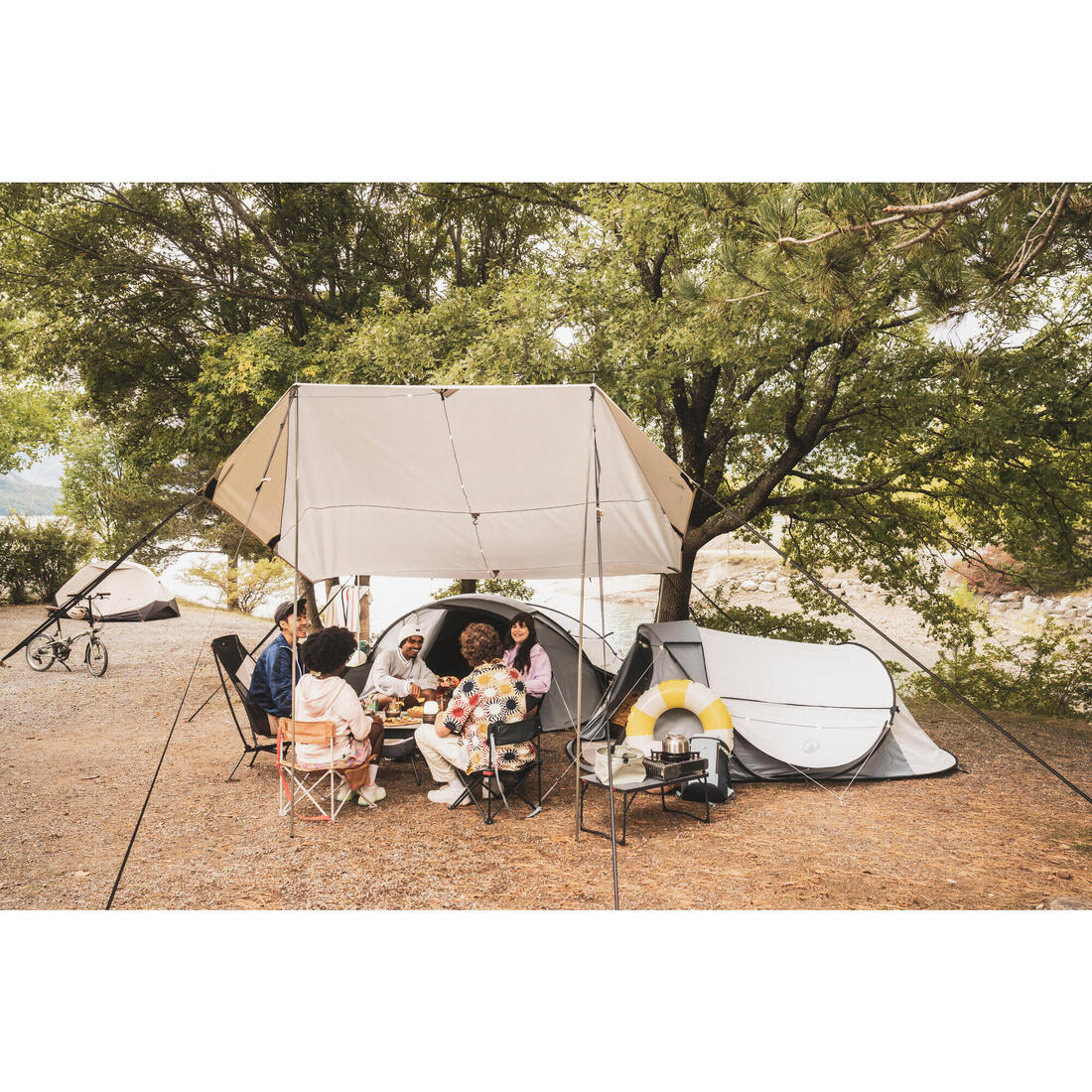Silla baja de camping plegable y compacta 100 - Image 19