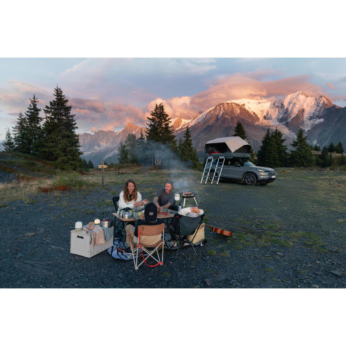 Silla baja de camping plegable y ultracompacta 500 - Image 19