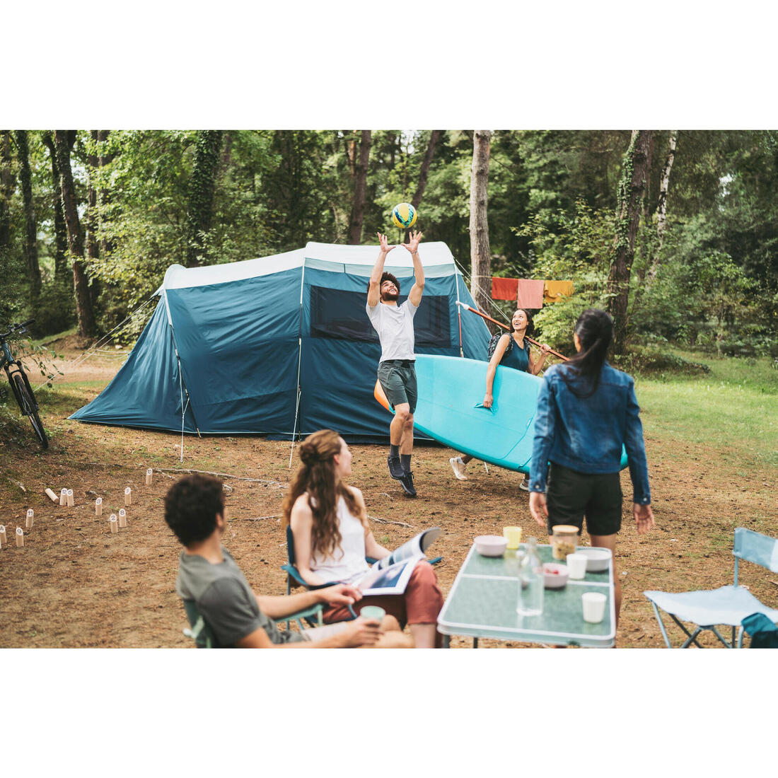 Silla de camping con reposabrazos, plegable y cómoda - Image 17