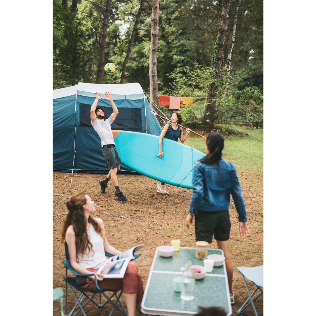Silla de camping con reposabrazos, plegable y cómoda - Image 18