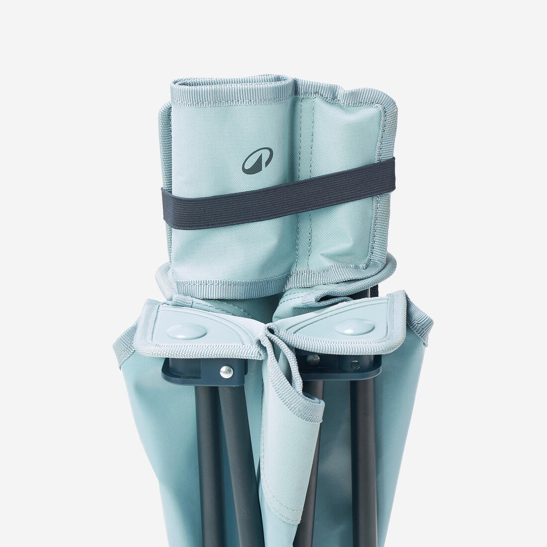 Silla de camping plegable azul - Image 8