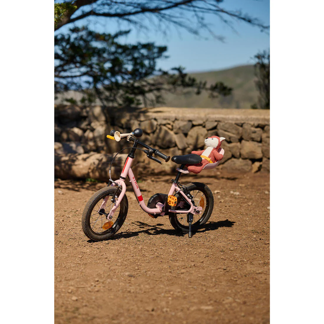 Sillita Peluche Rosa Bicicleta Infantil - Image 14