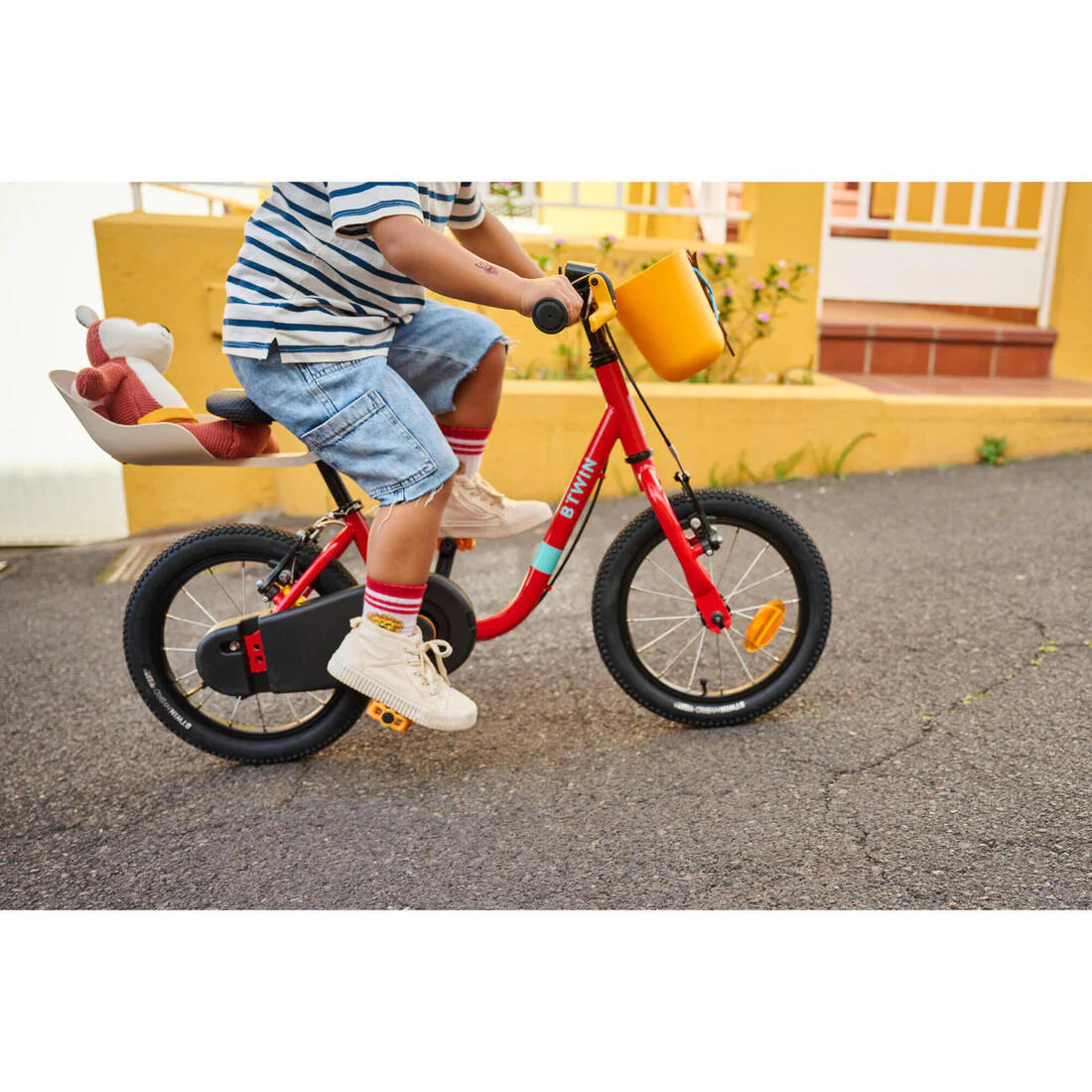 Sillita Peluche Rosa Bicicleta Infantil - Image 17